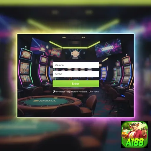 Ilustração de Jogos Ao Vivo e Slots